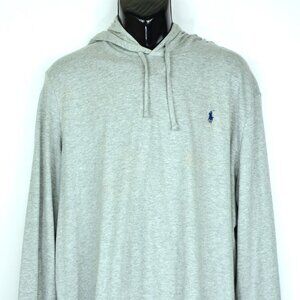 Polo Ralph Lauren Men's Size XL Gray Pullover Hoodie NWOT